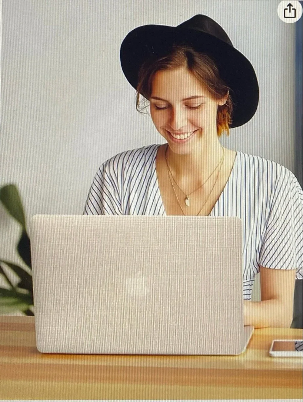 Seorsok Apple Case for New MacBook Air 13.6” 2024/23/22 Beige